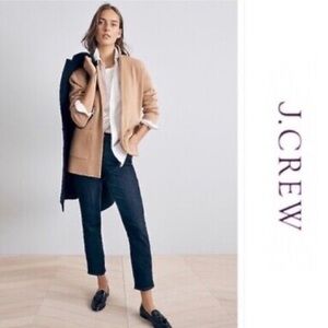 J. Crew Sophie Open Front Sweater Blazer in Camel Tan size XS